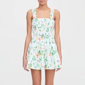 XS or Small - NWT - Hill House - The Azalea Mini Nap Dress Farmers Market, Multi